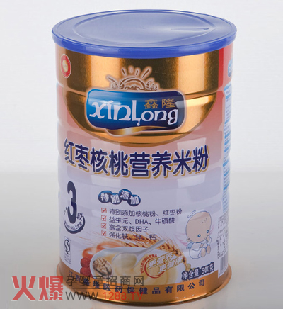 鑫隆紅棗核桃營養(yǎng)米粉均衡寶寶營養(yǎng)