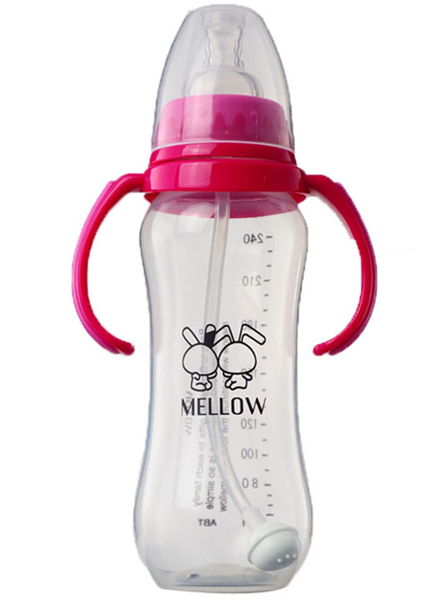 美啦美啦紅色嬰幼奶瓶