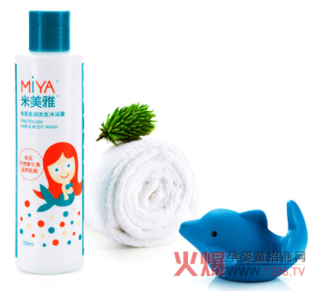 米美雅松花百潤洗發(fā)沐浴露寶寶專用