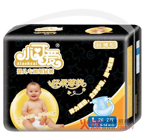超強吸收小可愛黑鉆紙尿褲特點