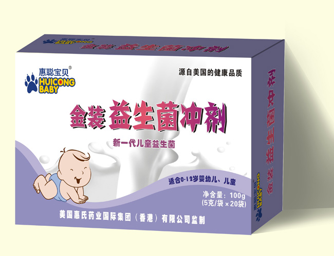 惠聰寶貝金裝益生菌沖劑（5克X20袋）