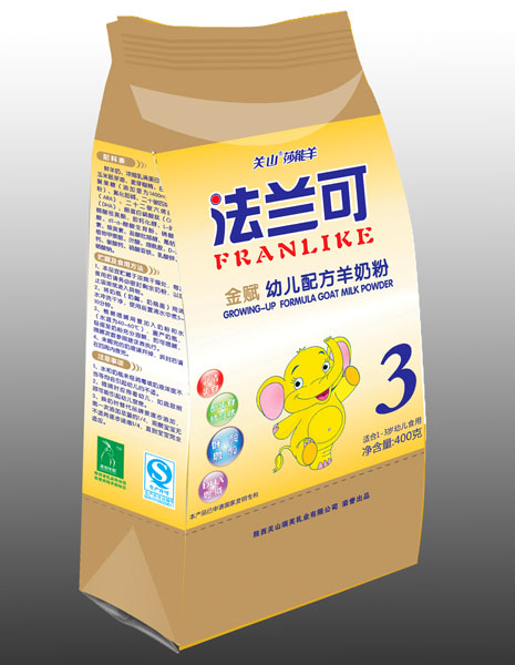 法蘭可金賦袋裝幼兒配方羊奶粉3段