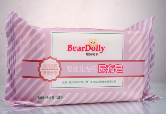 熊尼多利嬰幼兒專用尿布皂150克
