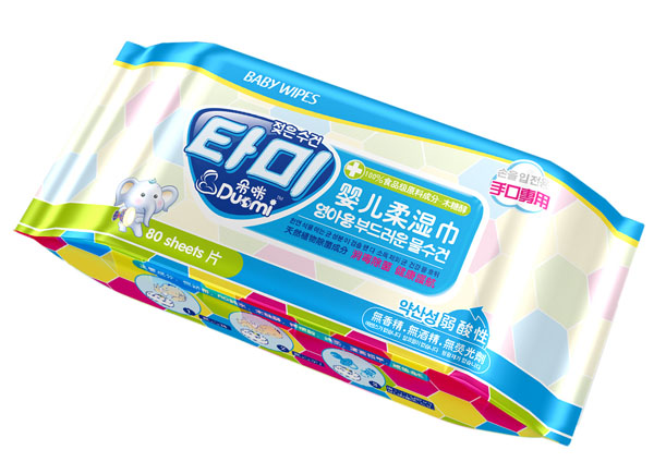 朵咪手口專用嬰兒柔濕巾80片