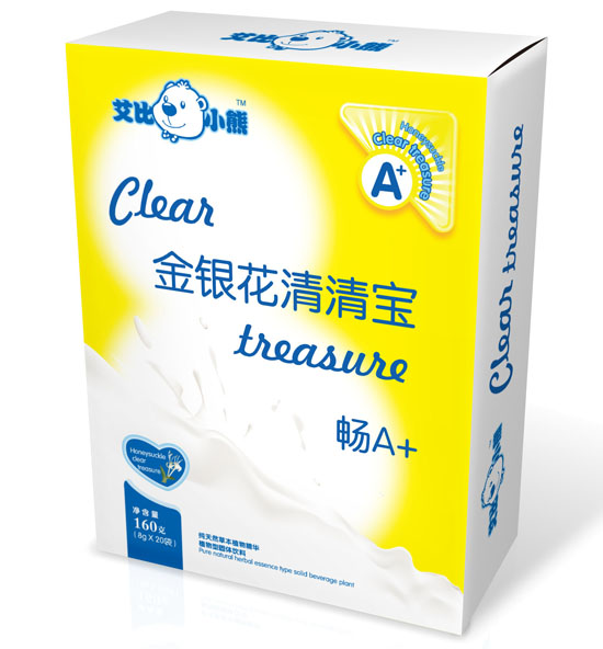 艾比小熊金銀花清清寶盒裝