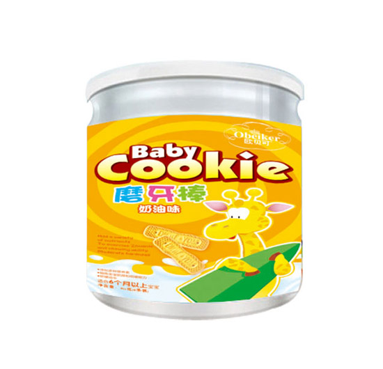 歐貝可奶油味磨牙棒桶裝