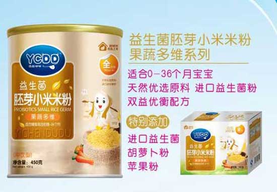  逸臣嘟嘟果蔬多維益生菌胚芽小米米粉