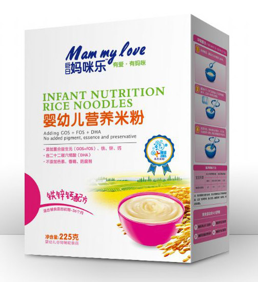 巨日媽咪樂嬰幼兒鐵鋅鈣配方營(yíng)養(yǎng)米粉(盒裝)
