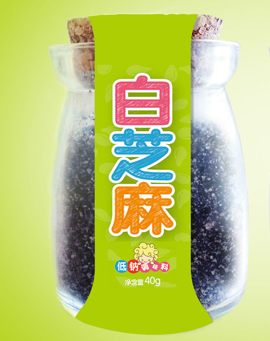  愛米小鎮(zhèn)白芝麻低鈉調(diào)味料綠裝