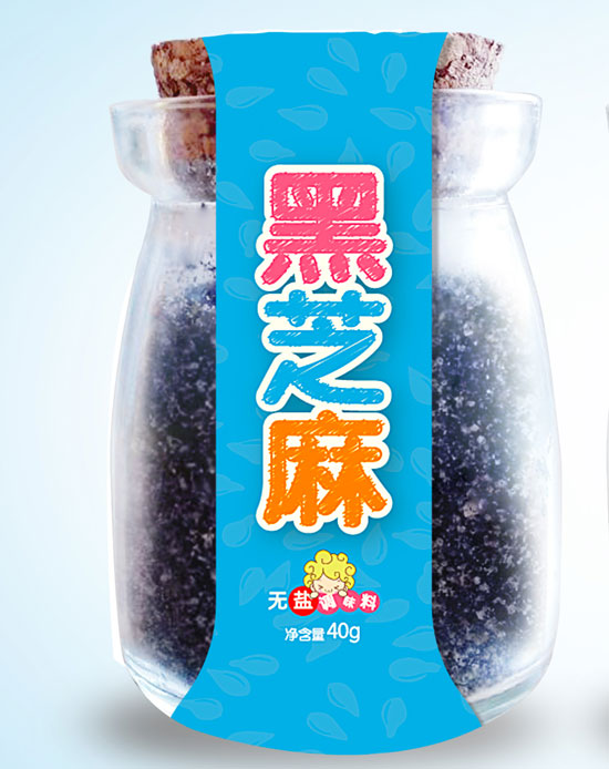  愛米小鎮(zhèn)黑芝麻無鹽調(diào)味料