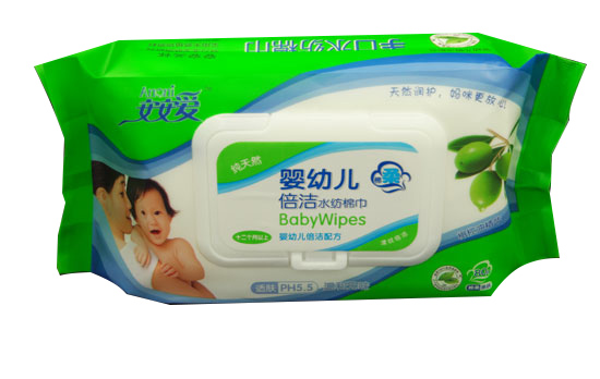 安安愛(ài)嬰幼兒倍潔水紡棉巾80片