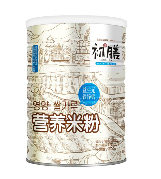 初膳800g營養(yǎng)米粉益生元鐵鋅鈣配方