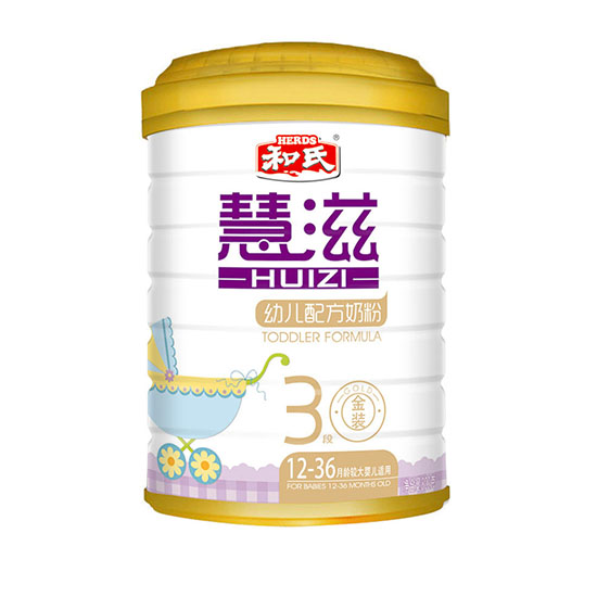 慧滋金裝幼兒配方奶粉3段800克