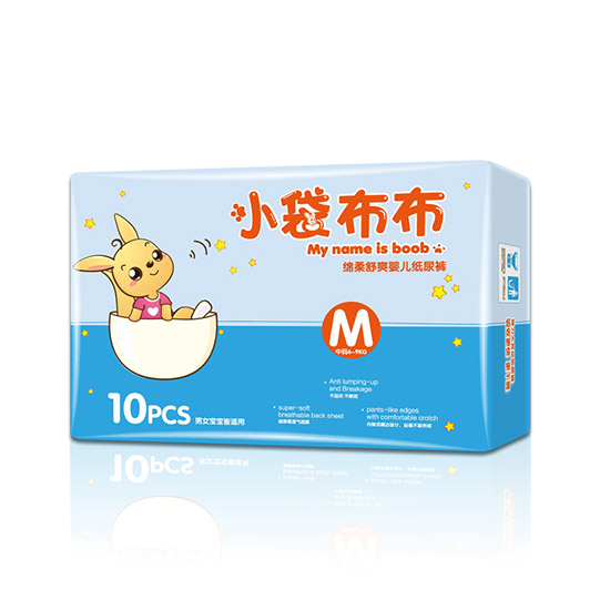 小袋布布綿柔舒爽嬰兒紙尿褲M10片