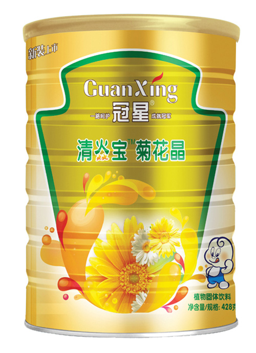 冠星清焱寶菊花晶428克聽裝