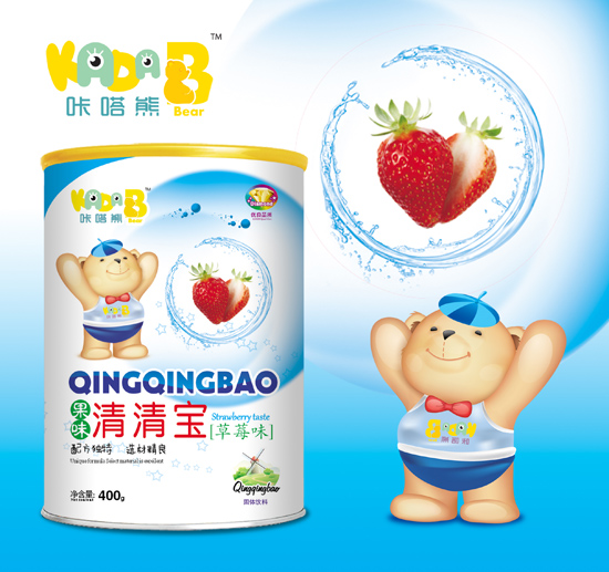 咔嗒熊果味清清寶-草莓味(聽裝)