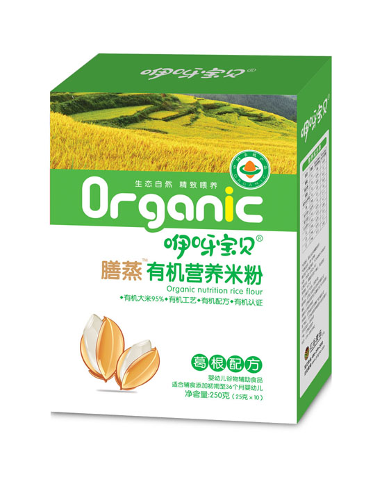    咿呀寶貝膳蒸有機(jī)營(yíng)養(yǎng)米粉葛根配方