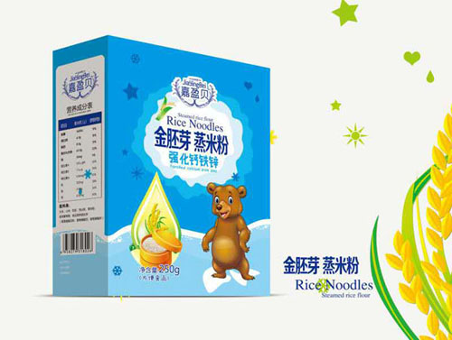   嘉盈貝強(qiáng)化鈣鐵鋅金胚芽蒸米粉