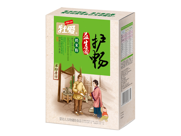  牡愛(ài)益生菌護(hù)暢奶米粉