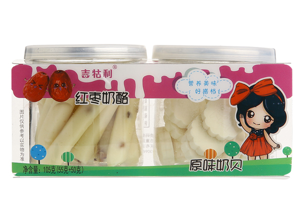 吉牯利紅棗奶酪、原味奶貝