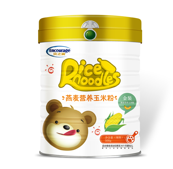  貝之翼燕麥營養(yǎng)玉米粉聽裝