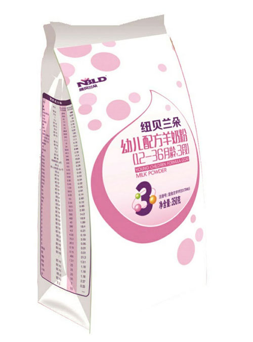      紐貝蘭朵幼兒配方羊奶粉袋裝350克3段