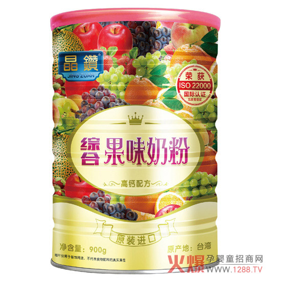 晶鉆兒童果味奶粉 早晚來一杯高鈣好營養(yǎng)