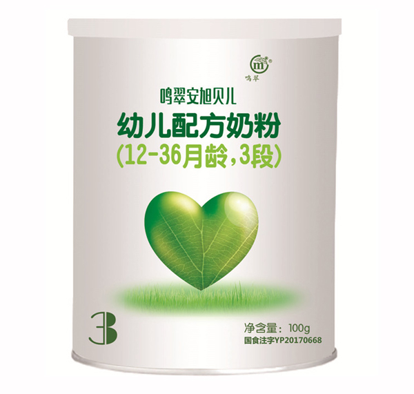 鳴翠安旭貝兒幼兒配方奶粉（12-36月齡，3段）100g