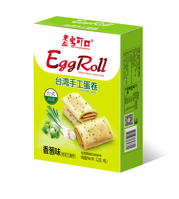   香當可口臺灣手工蛋糕-香蔥味