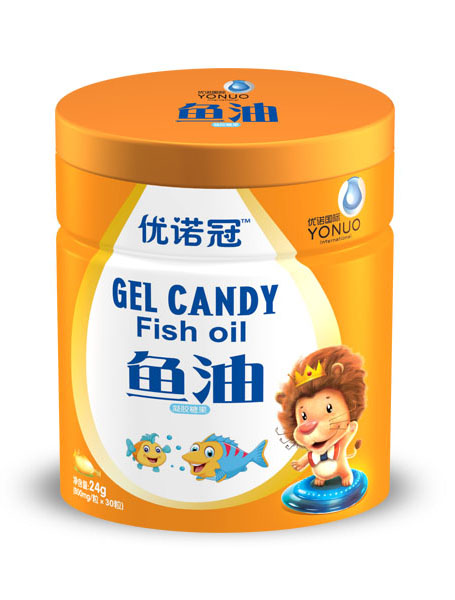   優(yōu)諾冠魚油凝膠糖果