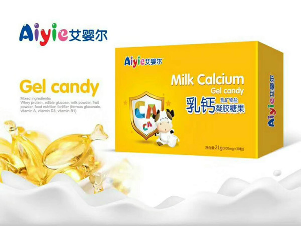  艾嬰爾乳鈣乳礦物鹽凝膠糖果