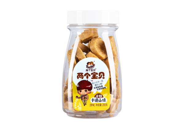 兩個(gè)寶貝冰糖卡通山楂原味