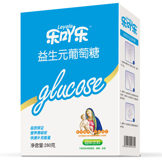 樂(lè)吖樂(lè)益生元葡萄糖280g盒裝