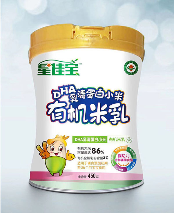  星佳寶DHA乳清蛋白小米有機(jī)米乳
