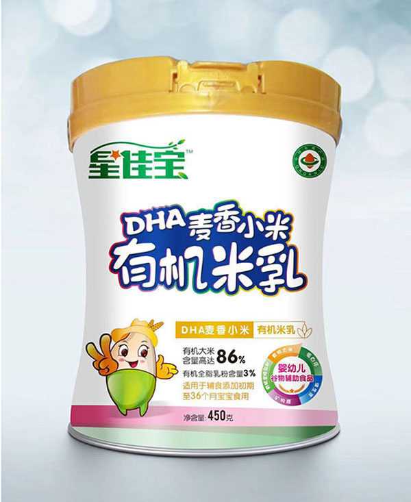 星佳寶DHA麥香小米有機(jī)米乳