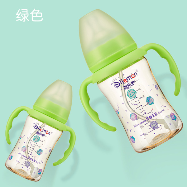 迪樂夢(mèng)PPSU奶瓶5A02綠色