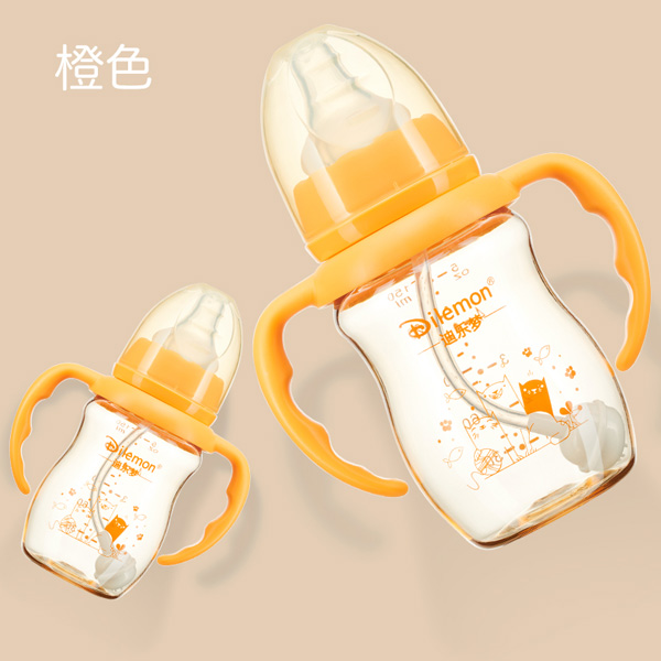  迪樂夢(mèng)PPSU奶瓶5A15橙色