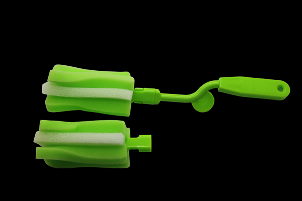 優(yōu)優(yōu)貝比海綿雙頭旋轉奶瓶刷