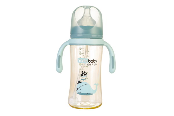優(yōu)優(yōu)貝比300ml 寬口PPSU帶手柄自動(dòng)吸奶瓶