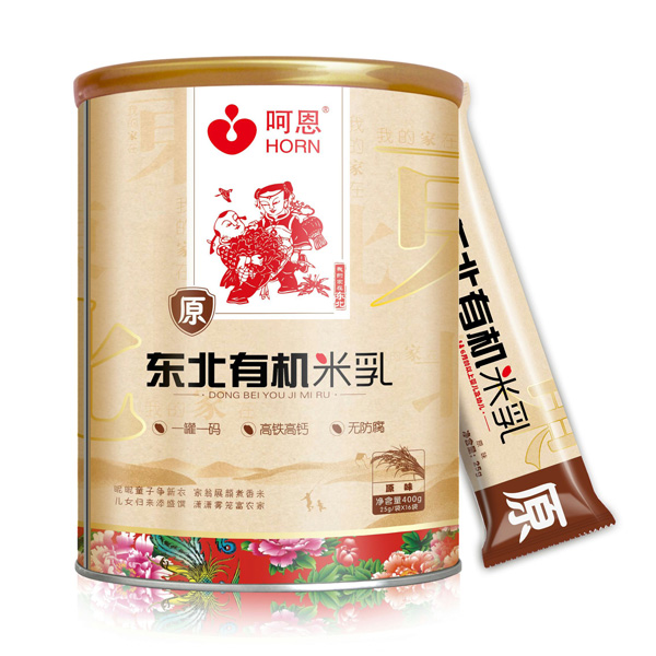  呵恩東北有機(jī)米乳-原味