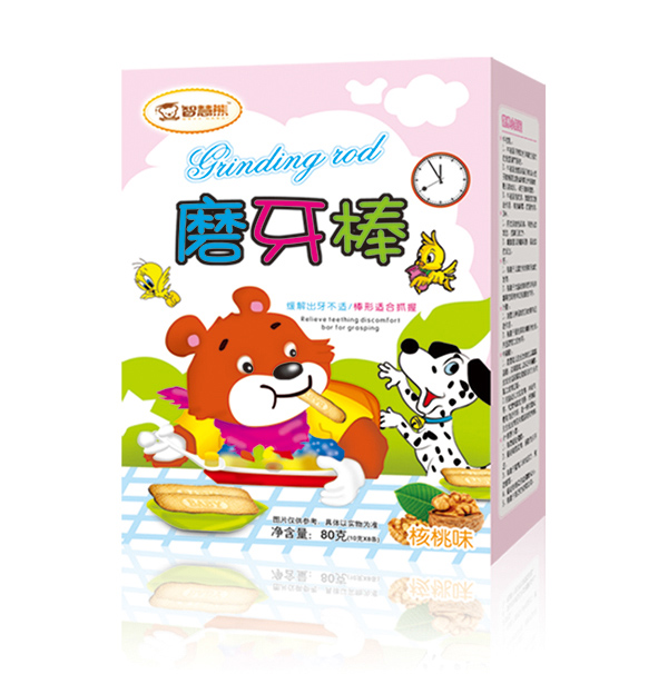  智慧熊磨牙棒 核桃味 盒裝