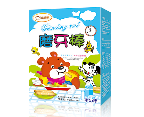  智慧熊磨牙棒 牛奶味 盒裝