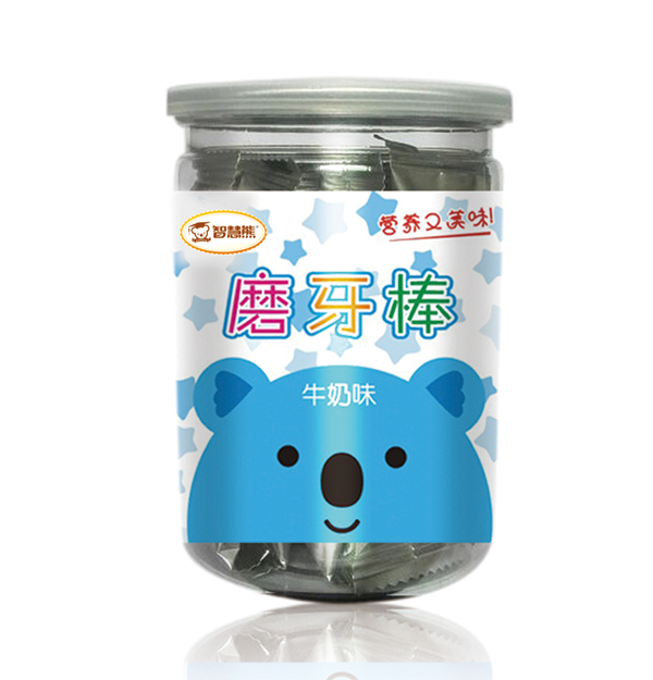  智慧熊磨牙棒 牛奶味 罐裝