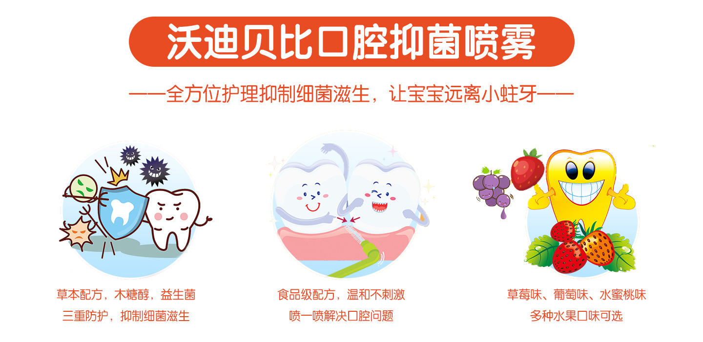 沃迪貝比口腔抑菌噴霧劑特點(diǎn)