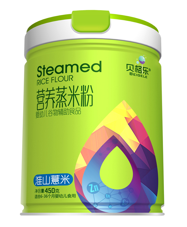 貝格樂營(yíng)養(yǎng)蒸米粉-淮山薏米 聽裝