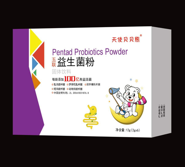 天使貝貝熊五聯(lián)益生菌粉