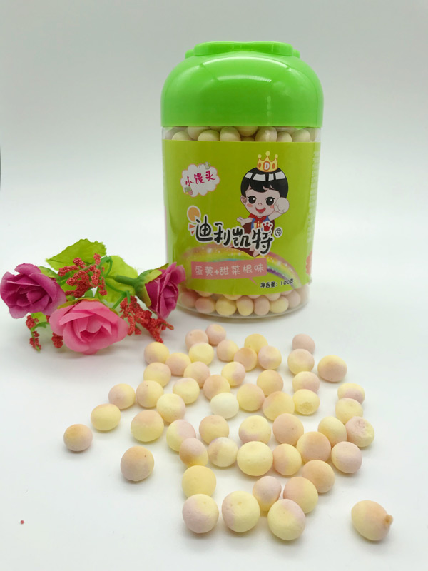  迪利凱特小饅頭-蛋黃+甜菜根味圖