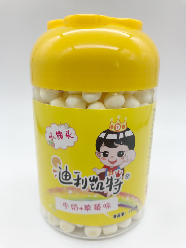  迪利凱特小饅頭-牛奶+草莓味