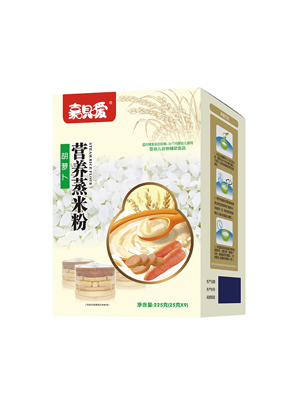  嘉唄噯營養(yǎng)蒸米粉盒裝 胡蘿卜