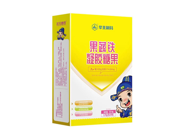  狀元搭檔果蔬鐵凝膠糖果豎盒